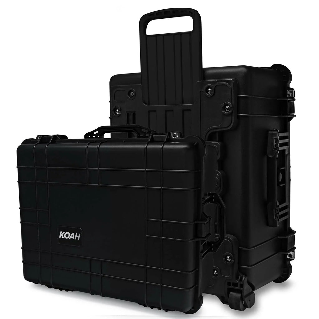 12 Inch) Customizable Foam x x with (25 Hard Case 20 Wheeled Koah Weatherproof