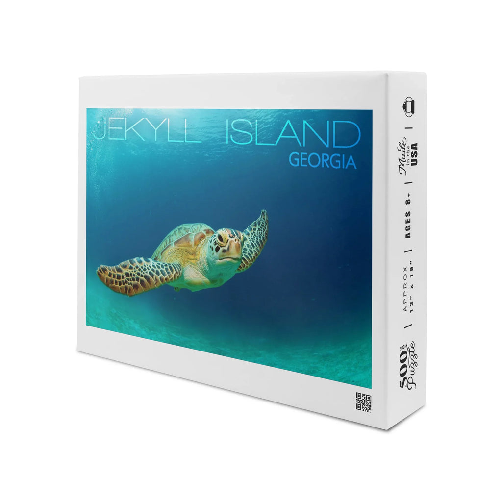 Adults Made Family, Puzzle inches, 500 USA) Sea Piece Jekyll Turtle Georgia, and (19x27 for Premium Island, Jigsaw in