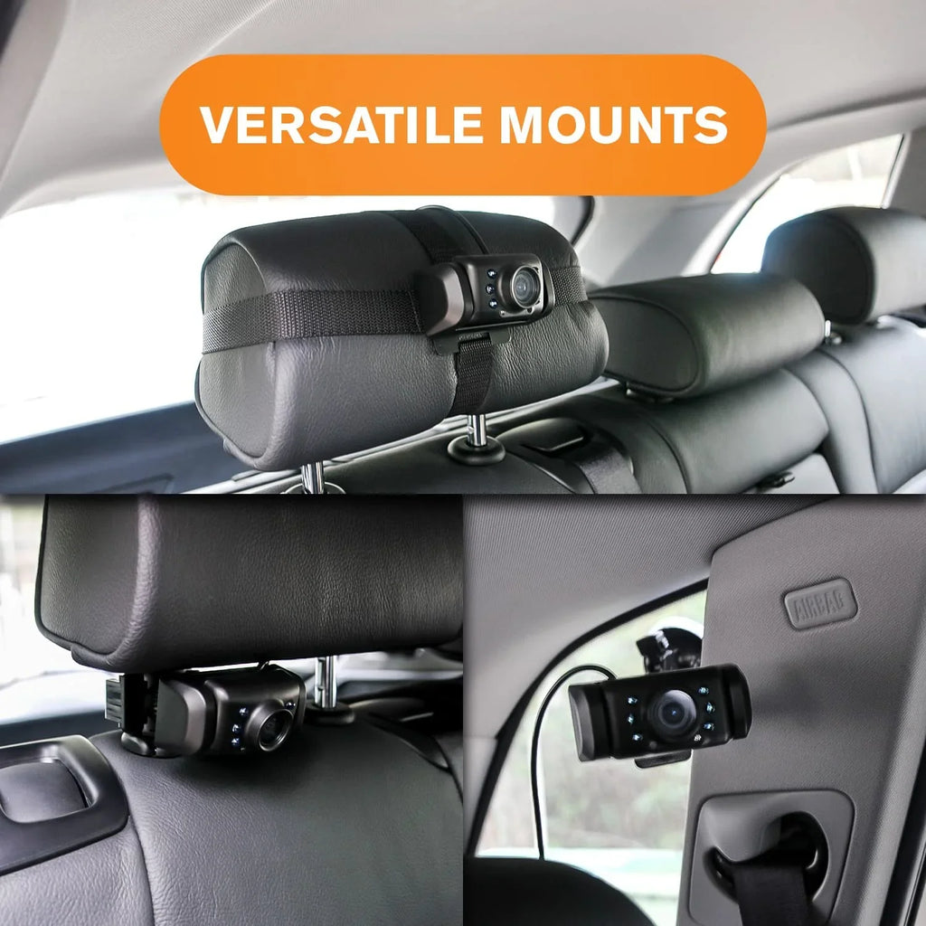 Wireless Headrest Baby Car Mounts onto Vision Compatible, Cam, Universally Digital Night Windshield 4.3 , Display, Portable Monitor Transmission, Yada with and/or