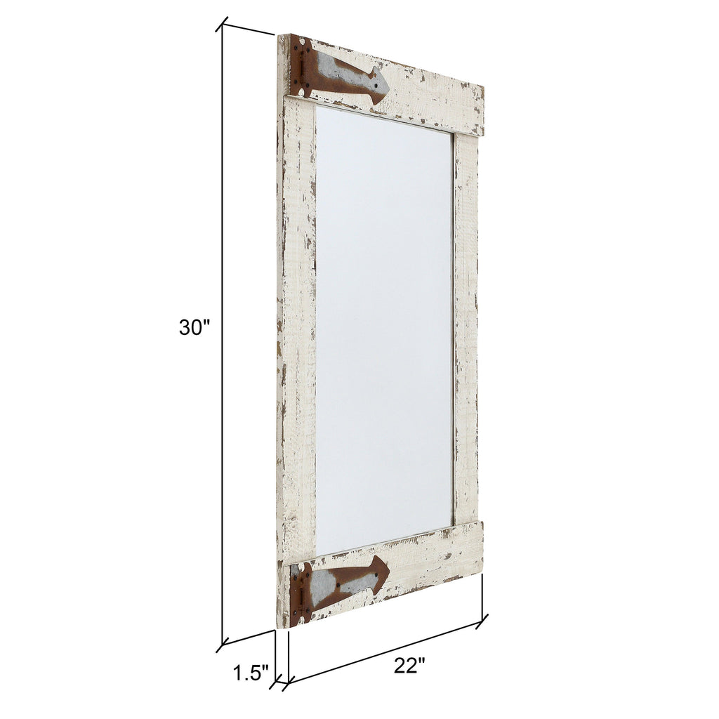 Farmhouse by 22" Wall 30" Aspire Serenad White x Mirror