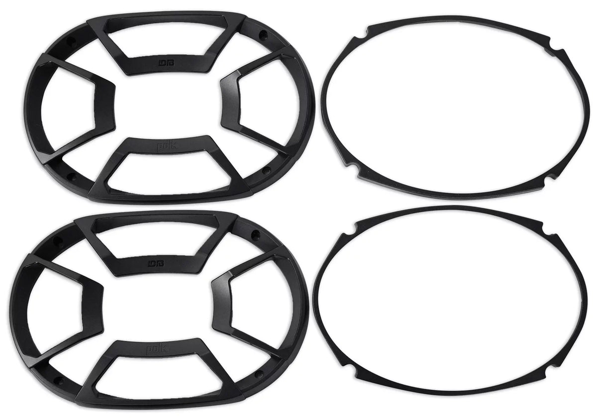 Speakers Car + Audio Polk Watt 6X9" DB692 (2) Rockmat ATV/Motorcycle/Boat 450