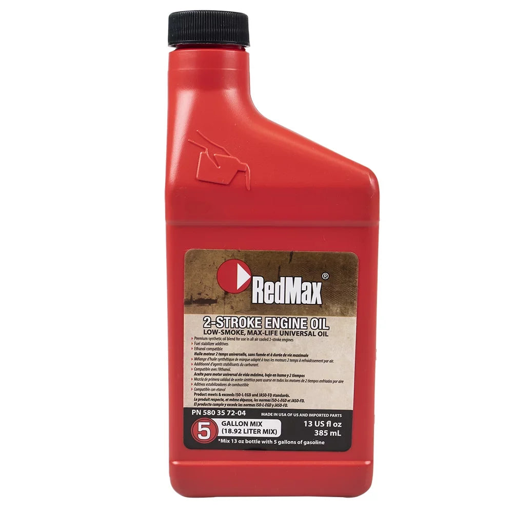 Bottles 13oz Stabilizer RedMax Stroke Oil Cycle 2 w/ Fuel Synthetic 12pk 50:1