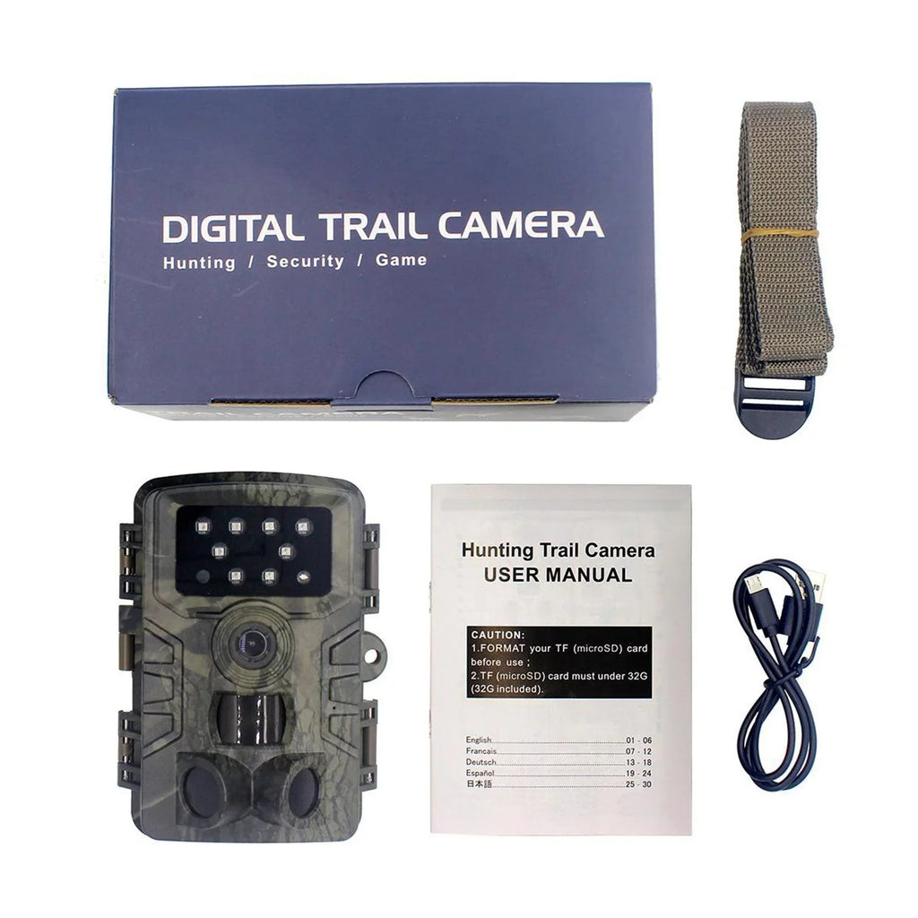 Lens Wide Camera 120 Scouting Game Camera degree Angle Wildlife liquid 1080P LEDs and Mini .0" Night LCD with Cam IR 16MP