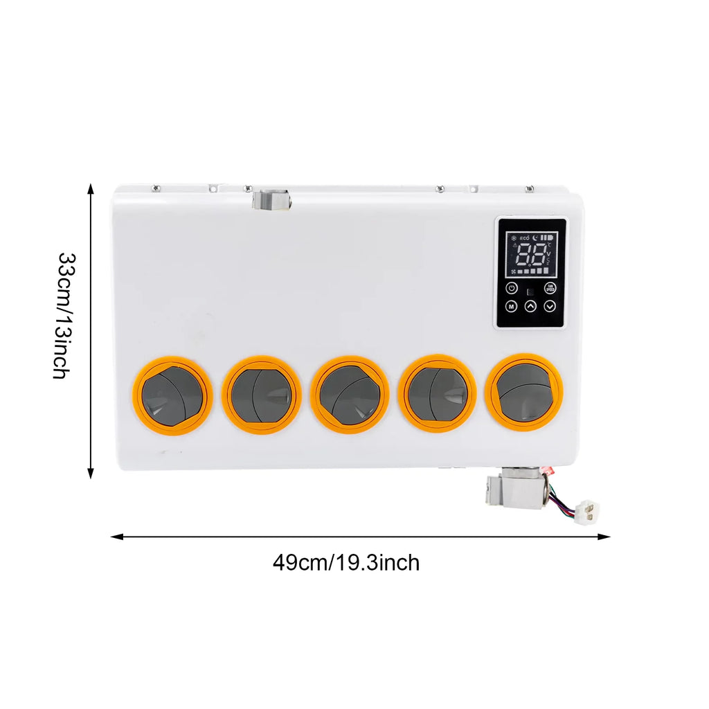 AC 12V 6800BTU, Split, Aiqidi Split Universal Conditioner RV Car System Unit, Truck DC Air Caravan 800W, Truck Cab 1000-3000RPM