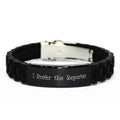 Bracelet The Black Reporter, Prefer I for Reporter, Friends Coworkers Inspire Clasp amangny from Unique Glidelock