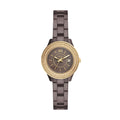 Brown Ceramic Three-Hand Stella Date Watch