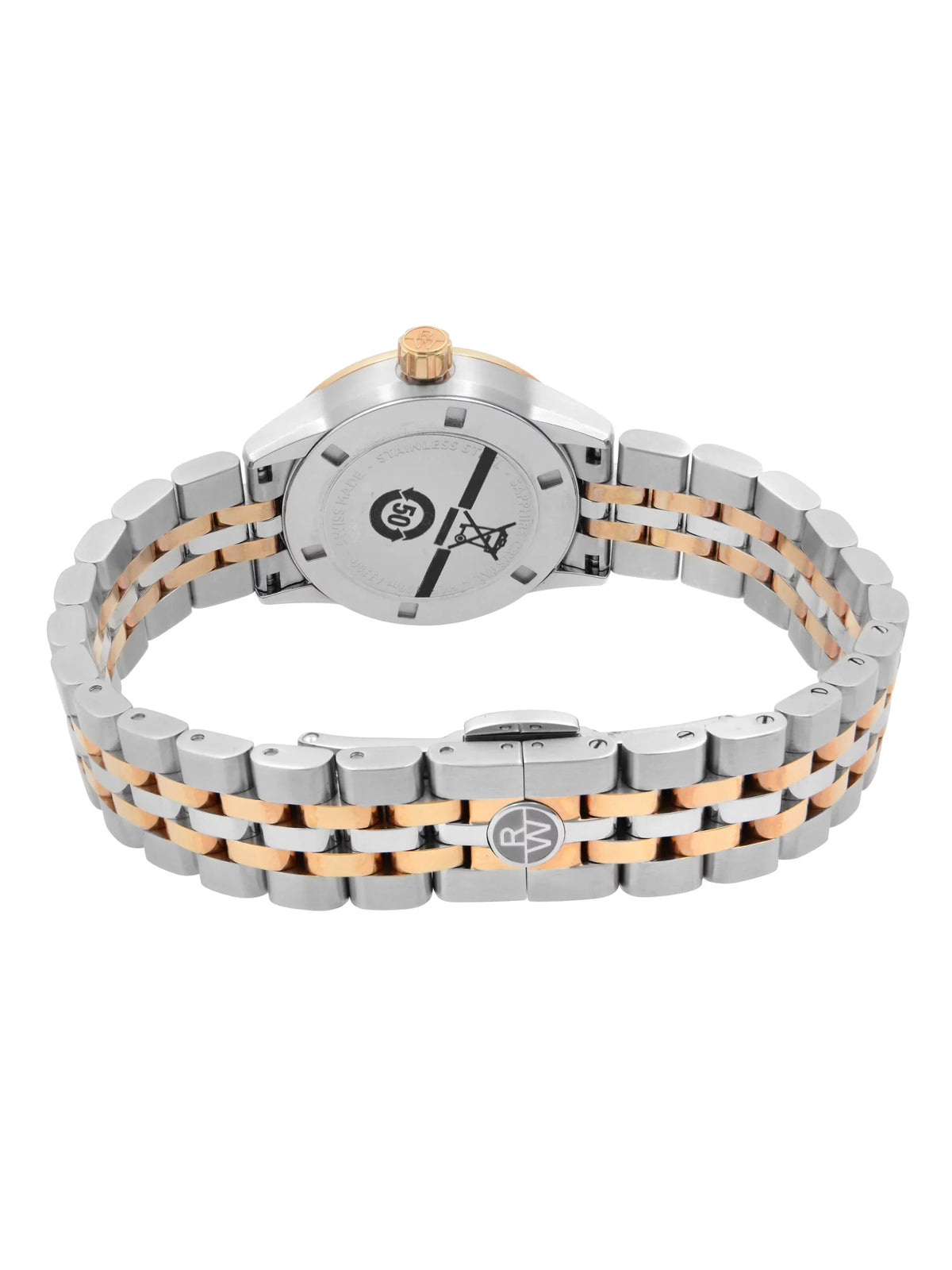 Raymond 5629-SP5-20021 Freelancer Ladies Watch Weil Dial Two-Tone Steel Black