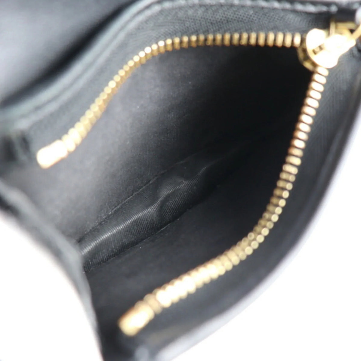 GG Pre-Owned Black 508757 Supreme (Good) Bee Compact BEE Gold Leather Canvas Beige Brown Bifold Wallet