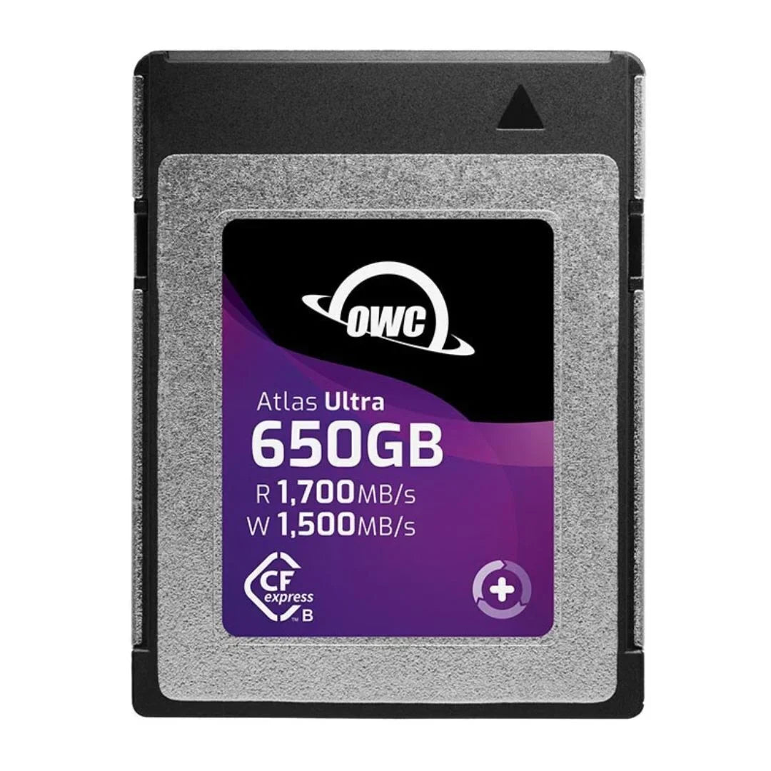 Card 650GB Dual with Reader/Writer Type with OWC SD Atlas B CFExpress 2.0 CFExpress Card Atlas Ultra