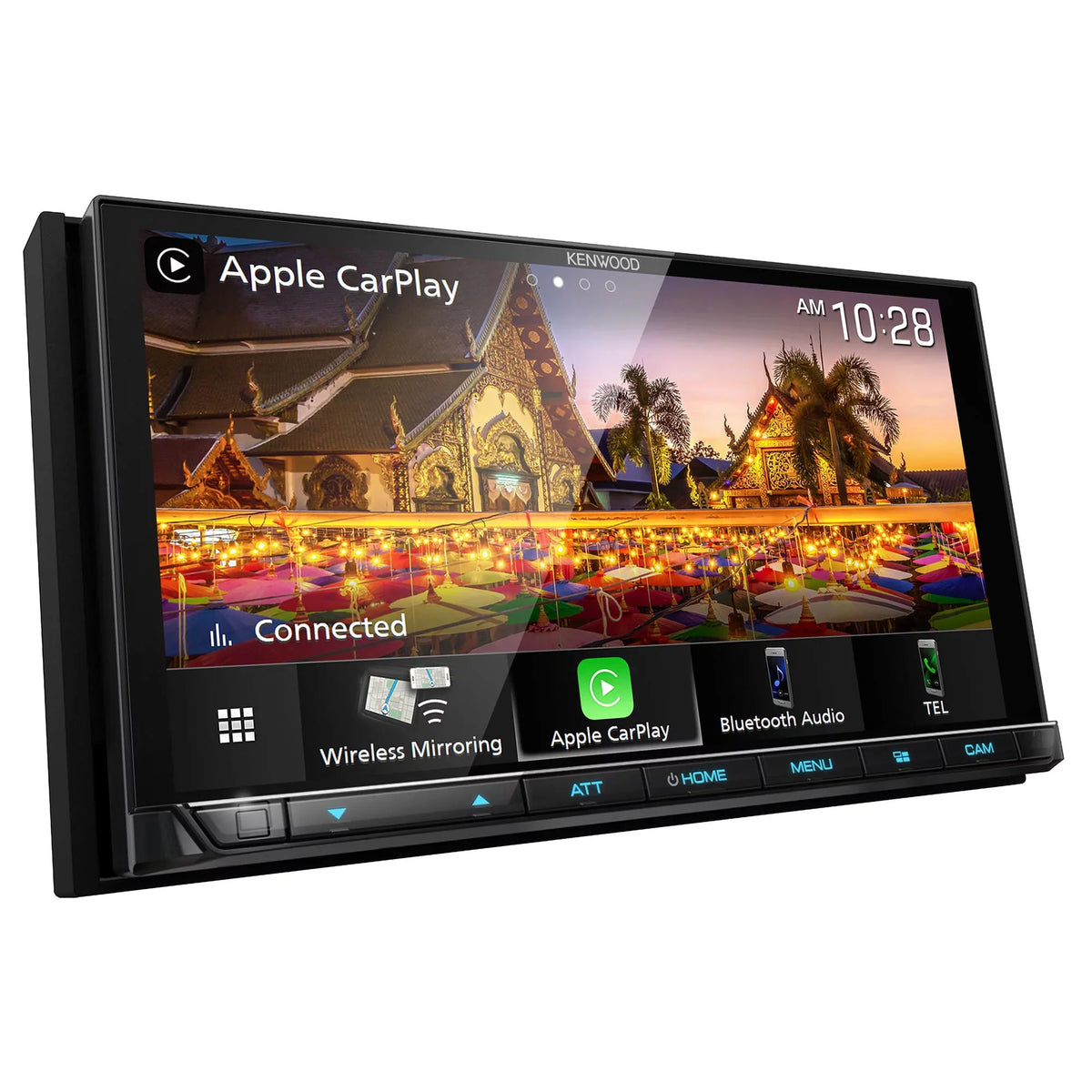 License Kenwood with Camera Multi-Angle CMOS-320LP View eXcelon Receiver with Mounting Bluetooth Rear DMX958XR Plate MultiMedia