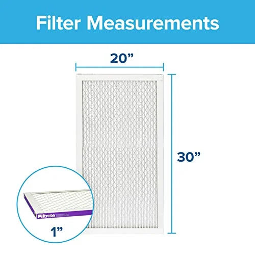 19.81 Ultra Filter, x Allergen, Air MPR Healthy Furnace dimensions 29.81 x Living Filtrete 6-Pack 0.78) 20x30x1, 1500, AC (exact