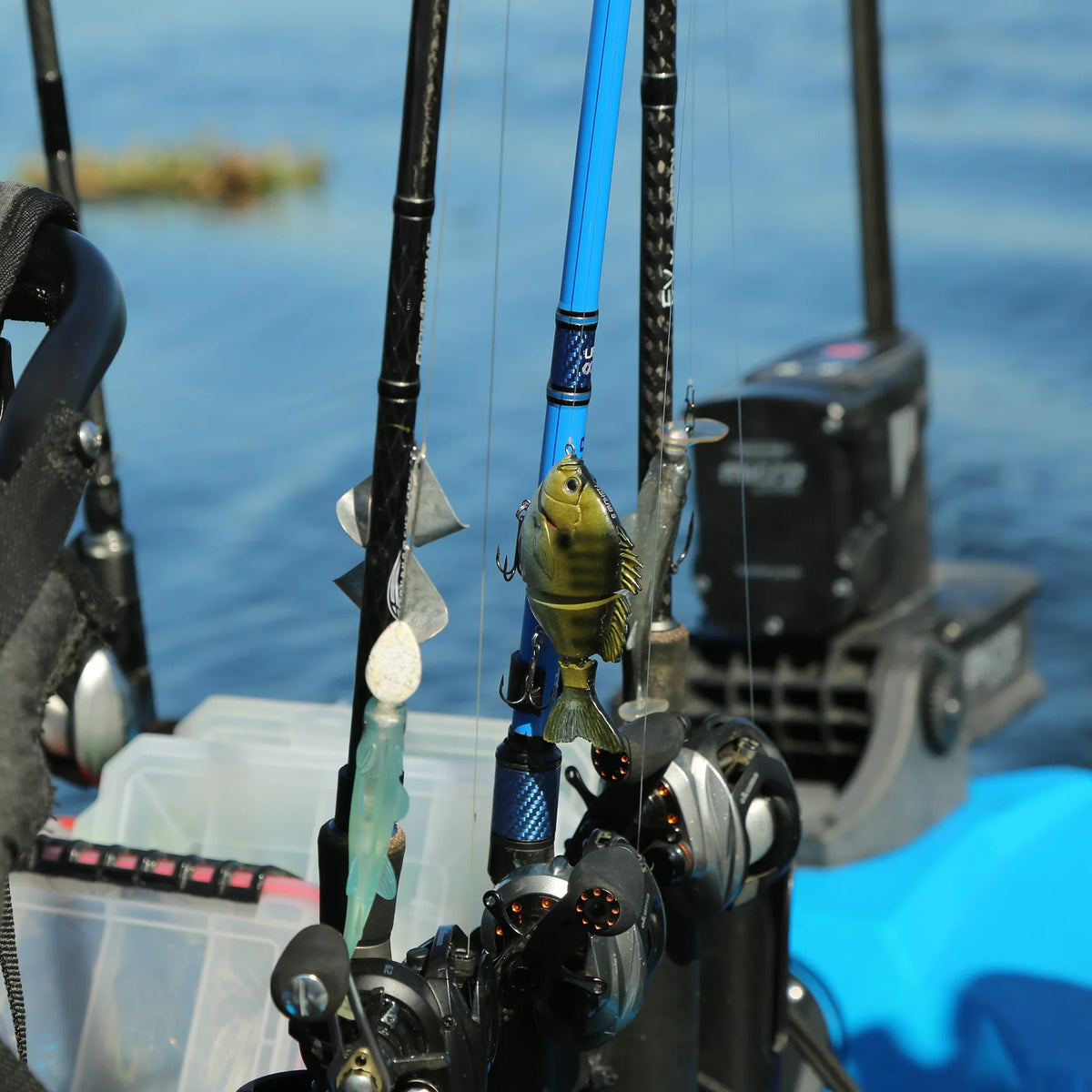Retrieval Spin SX Fishing 9.2in Reel Ratio 5.0:1 Helios Okuma Line
