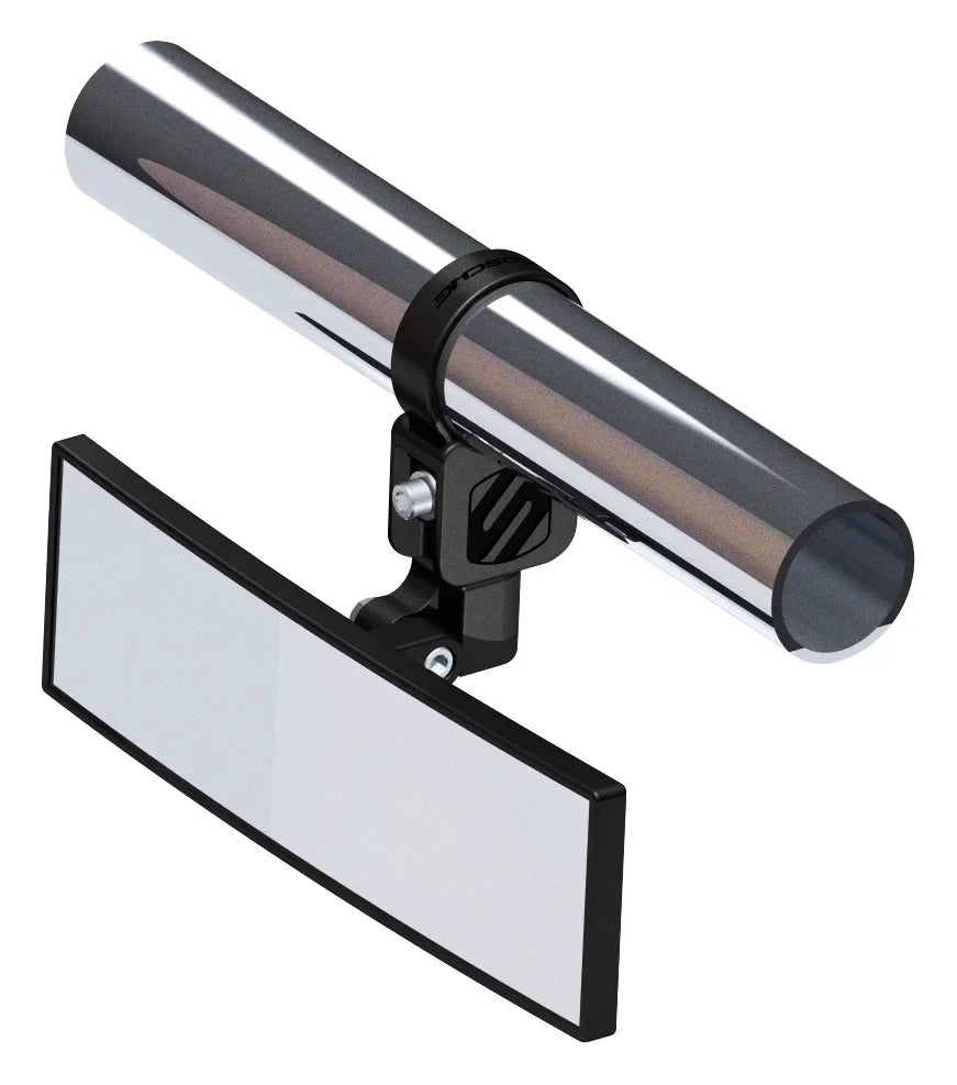 1.85” Mirror PSM21009-185 Tube View Scosche Clamps Panoramic with 9” BaseClamp