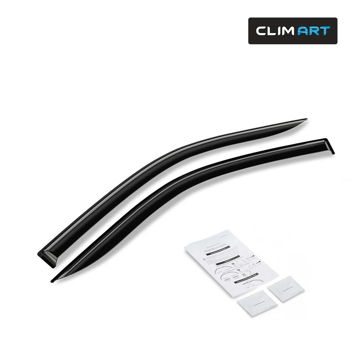 Deflector, SuperCrew, Accessories 2009-2014 for Regular 2 SuperCab, Deflectors, Vent Guards Vent pcs-209008 Durable Tape-on Visors F150 ART Cab, cars, CLIM Rain for Window Window Incredibly Truck