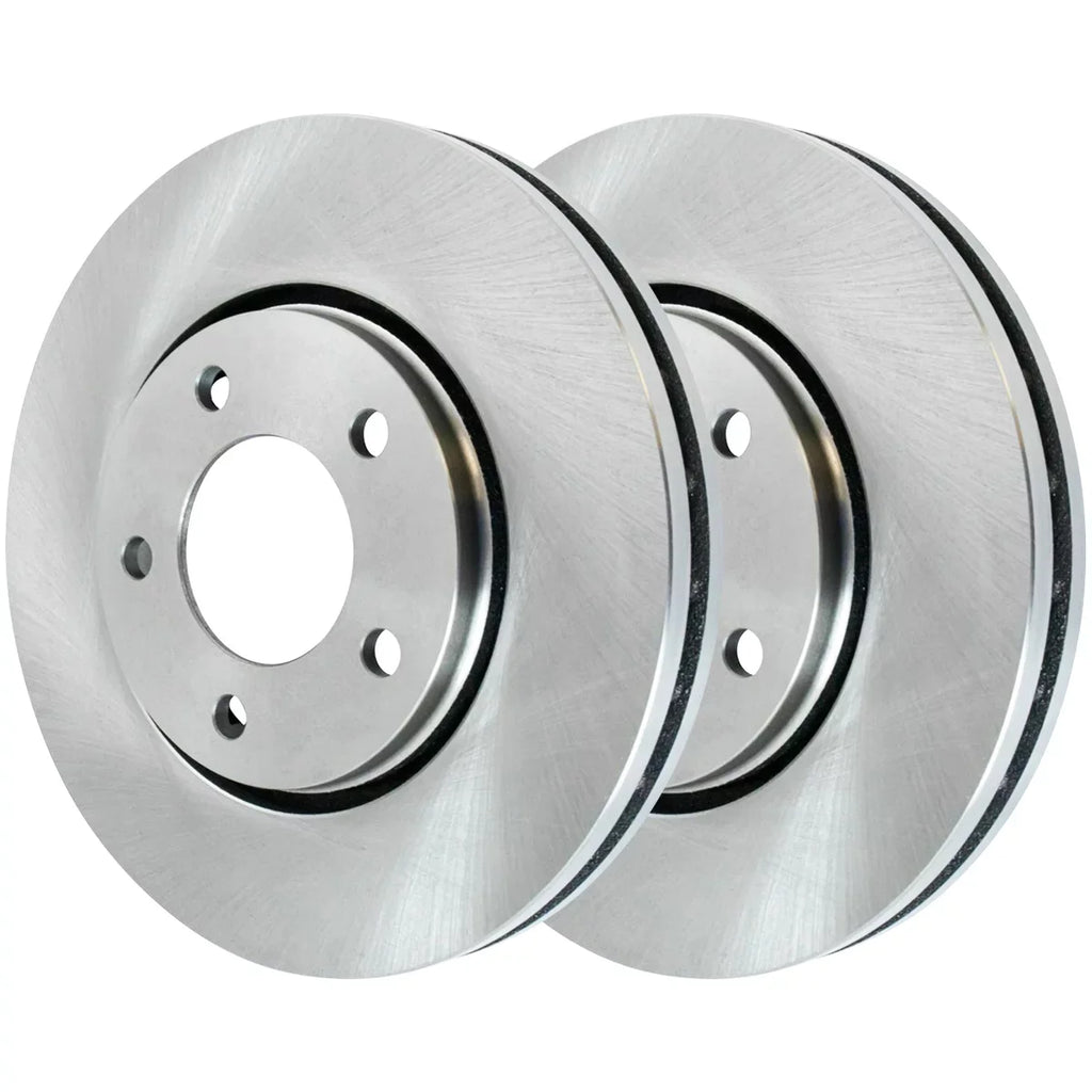 AutoShack Brake Replacement Rotors and Town Dodge 2008-2016 Journey 2008-2016 Grand Ceramic FWD Driver Caravan AWD and & VW Passenger Side 2009-2011 Country Pads Kit Chrysler Ram Routan Front for C/V