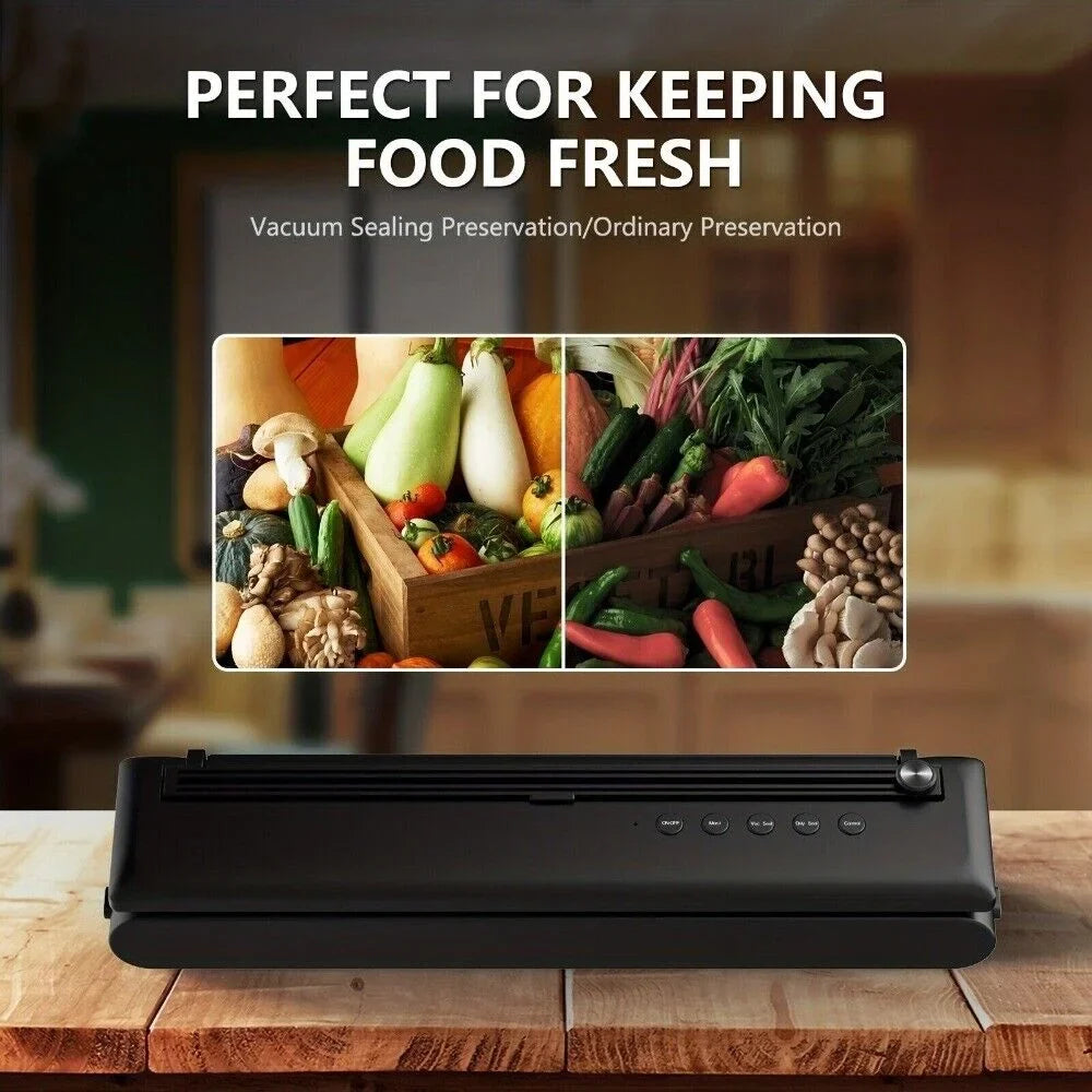 With Automatic Seal Food Storage Saver Vacuum Machine Sealer Bag Preservation
