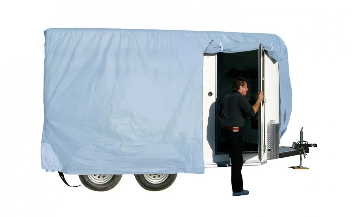ADCO Top/Grey Grey Bumper SFS Cover, Sides Horse Aquashed Polypropylene Pull Trailer