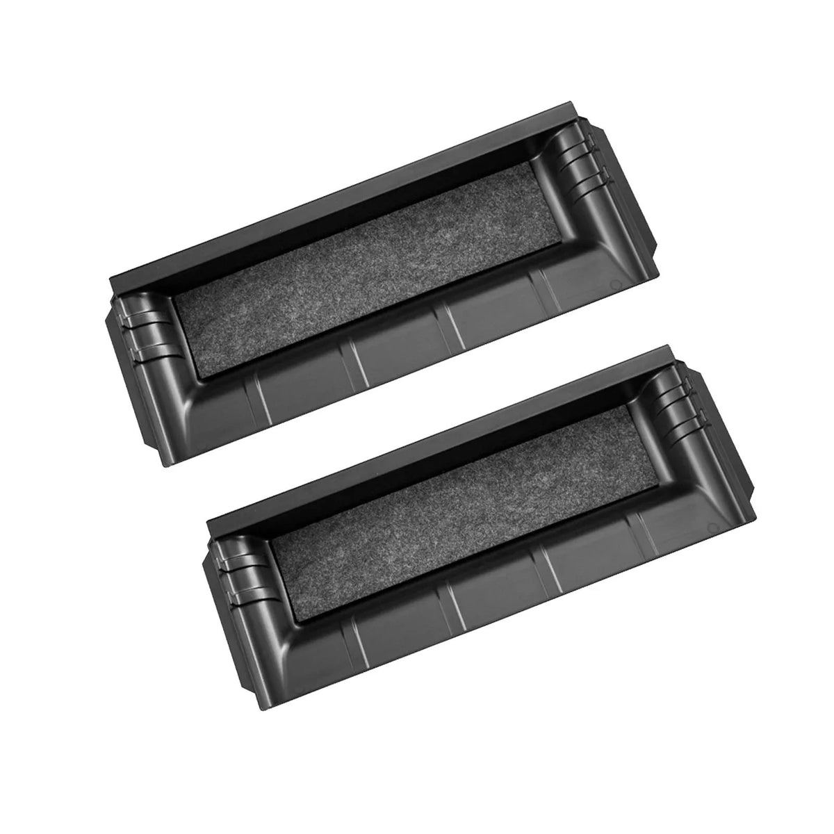 Box Accessories Interior Hidden under Car 2Pieces Storage Tray Hidden Seat Decoration