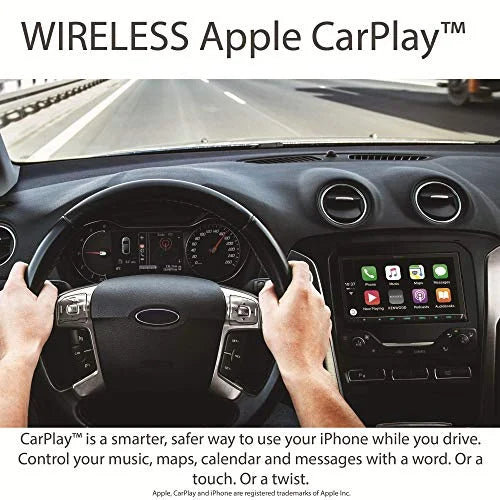 HD 6.95" Bluetooth Radio Touch Digital and with DMX907 Excelon Panel Multimedia Capacitive Receiver Kenwood