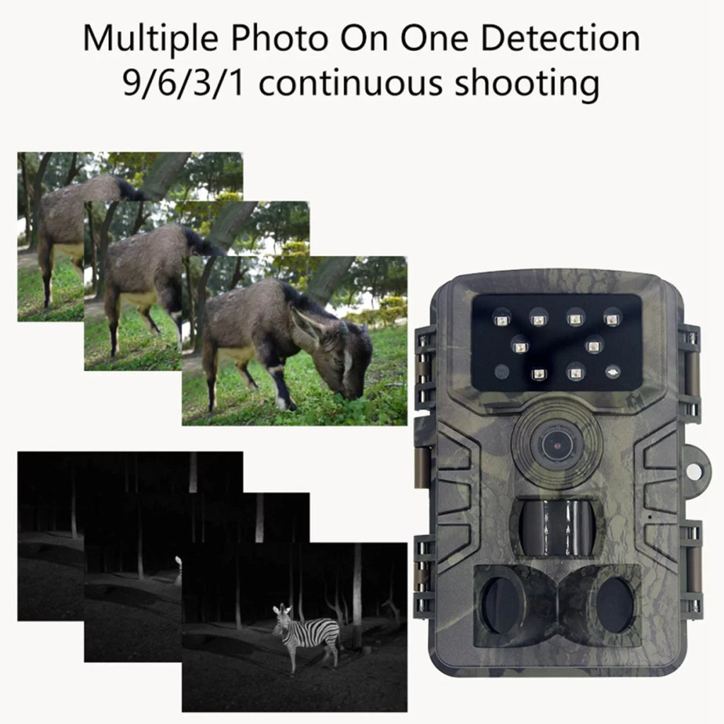 Lens Wide Camera 120 Scouting Game Camera degree Angle Wildlife liquid 1080P LEDs and Mini .0" Night LCD with Cam IR 16MP