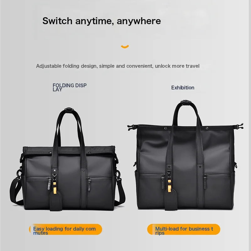 And Fitness Waterproof Sports Women'S Capacity Separation Business And Dry And Men'S Bag Trip Large Handbag Feel Wet Luggage Bag Travel Leather Bag