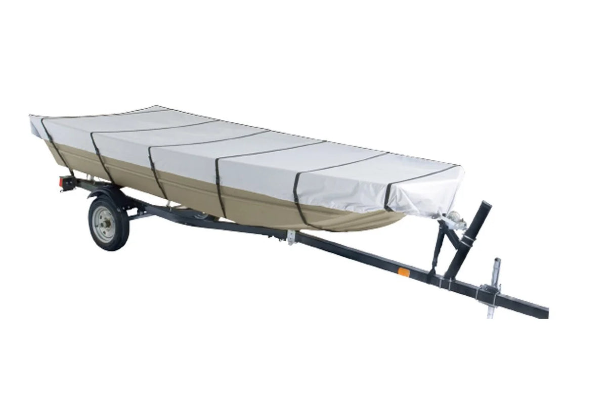 L, Goodsmann Resistant 12' Jon 9921-0152-21( Silvery 56"W liquid Gray A, ) Trailerable Covers Boat