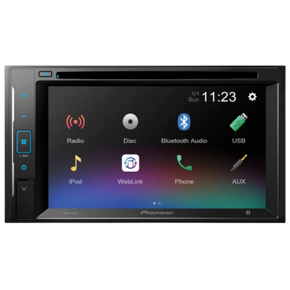 Suburban DIN 6.2" Chevrolet 2003-2006 Kit/in-Dash AVH-241EX Touchscreen Bundle Bluetooth/Backup KIT4858 Digital with W/ DVD/CD Double Camera/Installation for Receiver AM/FM Car Stereo Media Pioneer