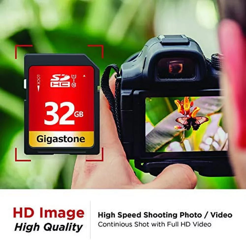 pack U1 Card (5x32GB) Class Memory Card, Gigastone to 10 5 80MB/s 32GB Up UHS-I SDHC