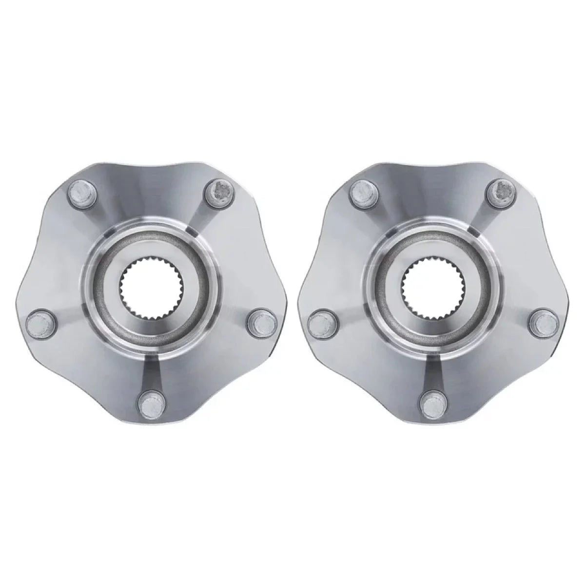 2014-2016 2.0L 5-Lug Rogue 2018 Set of for and 2017-2019 Nissan 2.5L Passenger AWD Side Front Sport 2017 Wheel 2019 FWD HB613359PR Driver Replacement Rogue 2017-2018 AutoShack Bearing Qashqai 2 Hub