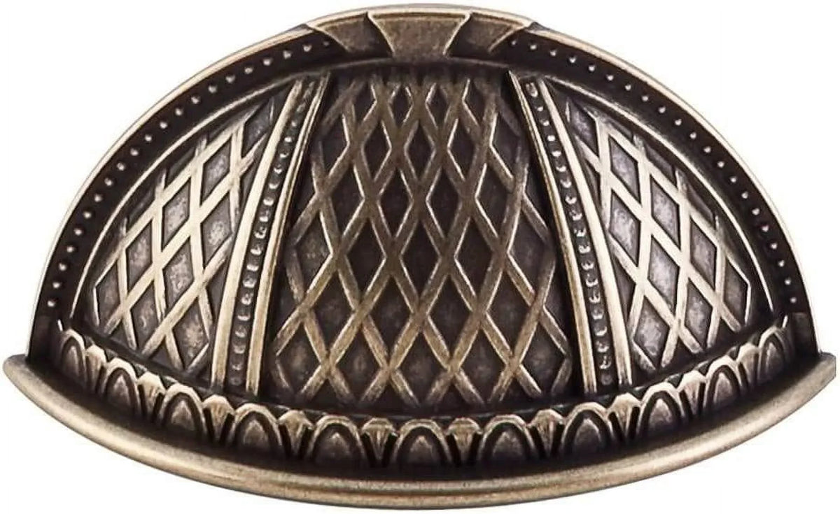 Center 1/2" Finish: Bronze 2 Cup Pull Tuscan Trevi