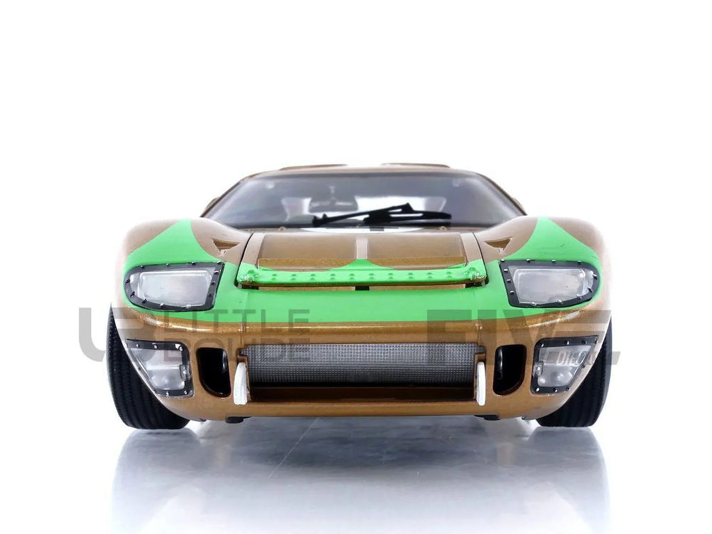 Shelby 2 Collectibles SC414 Diecast GT-40 1-18 MK Gold No.4 Car 1966 Model