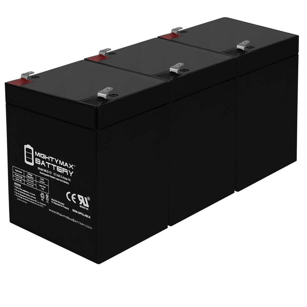 5AH ZS19 12V Sea-Doo Battery for Replacement - Model Aquanaut 3 Pack