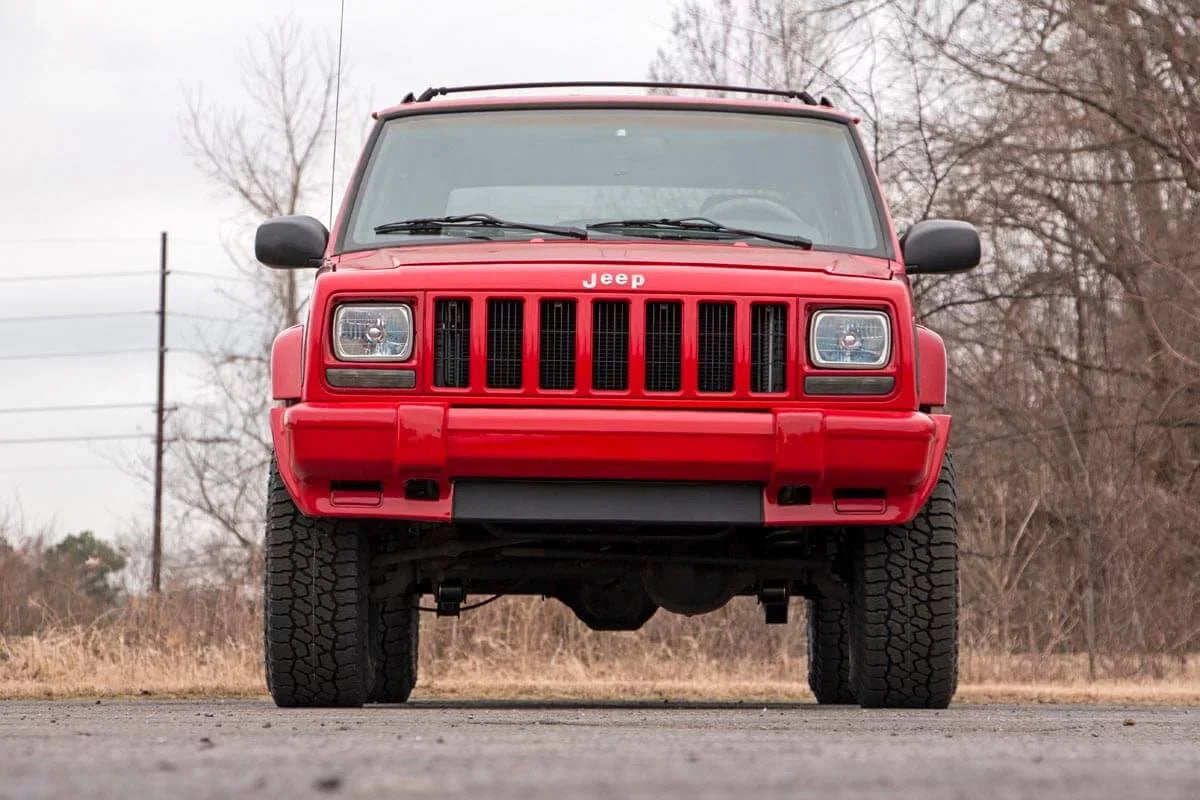II Suspension Add N3 1984-2001 Jeep Leaf Lift Series Country | Cherokee 3" (fits) | 670XN2 Shocks Rough Kit | XJ