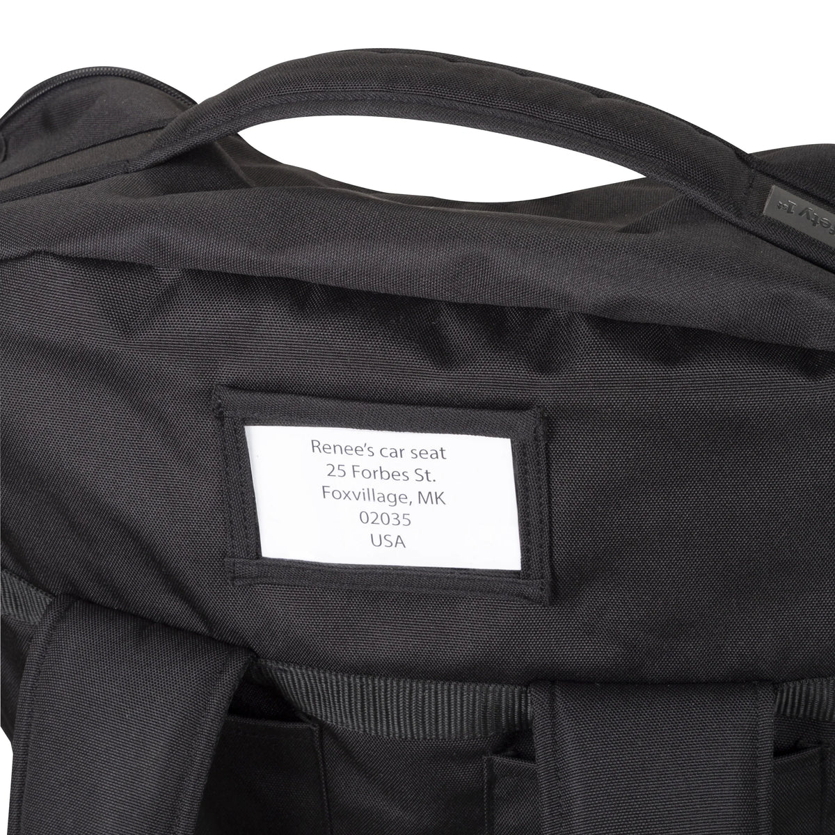 Car Bag, 1ˢᵗ Black Seat Carry Safety