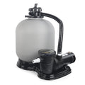XtremepowerUS with 19" Set 4500GPH Pump Sand 1.5HP Filter Filter System Aboveground Multi-Port inch Pool