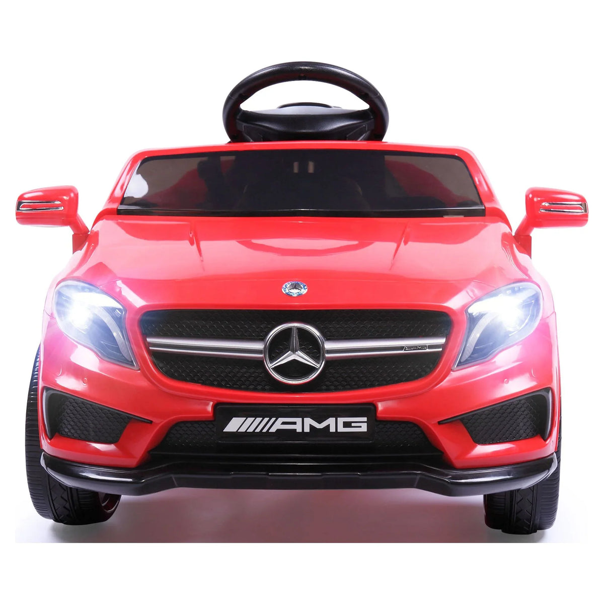 on Music Ride Red W/ Licensed Benz Control Remote 6V Kids 3-6 TOBBI Age Car Lights Child,