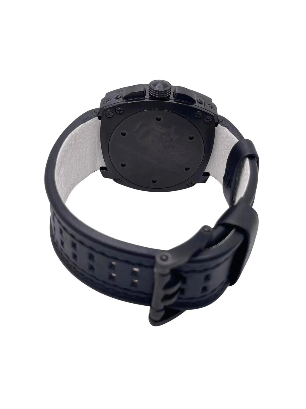Watch Limited Kanaan Mens XL.1142 Tony Steel Luminox Quartz Edition Black Dial