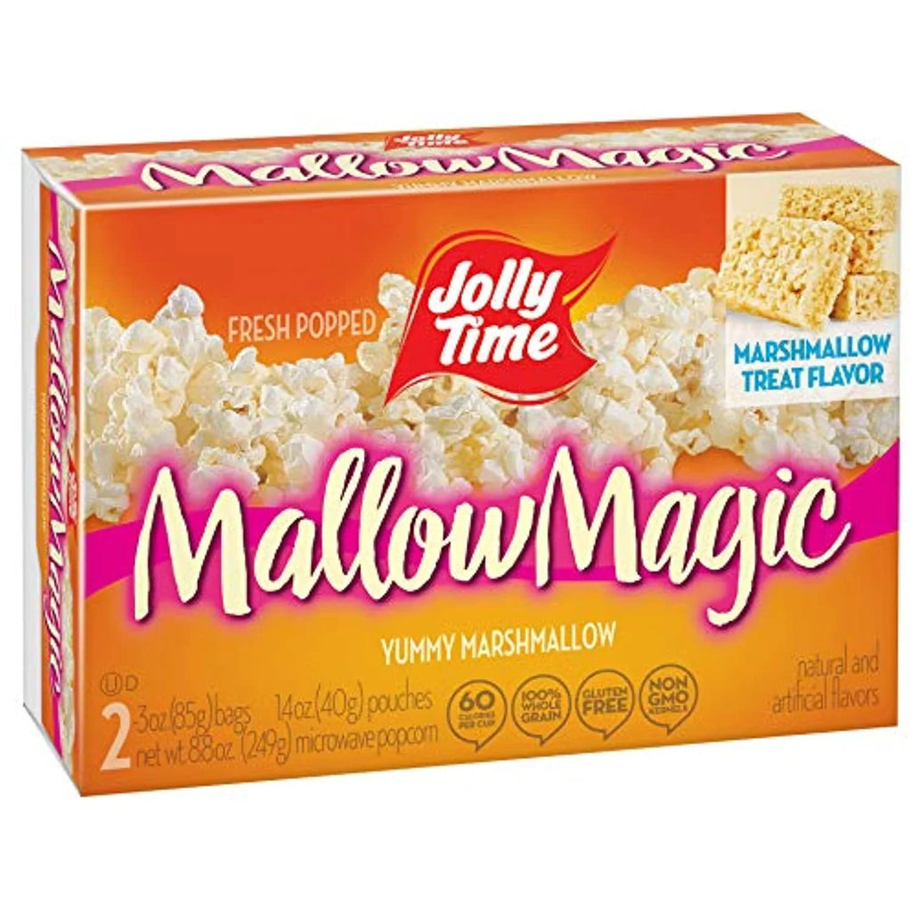 Candy Coated An Easy Time Treat Jolly With Popcorn Box, 12) Pack Magic Topping For | Gourmet Sugar (2-Count Marshmallow Microwave Sweet Mallow Of