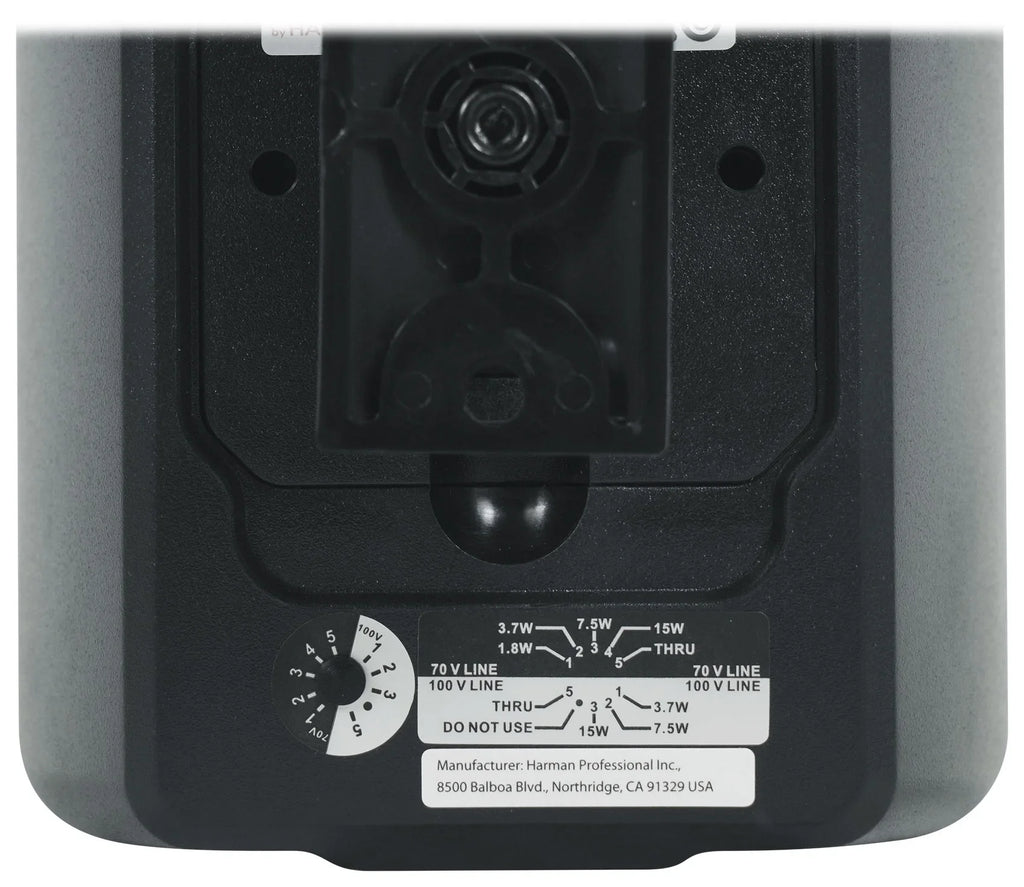 Indoor/exterior JBL Control Amp Black Speakers 3" Commercial (4) 70v Wall + 23-1