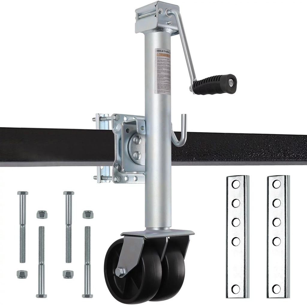 Trailer Trailer Wheels, Duty 2000 Heavy Jack, Jack Dual Swivel lbs, Boat 14" Weize with Lift