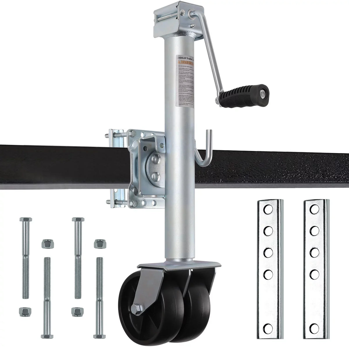 Trailer Trailer Wheels, Duty 2000 Heavy Jack, Jack Dual Swivel lbs, Boat 14" Weize with Lift