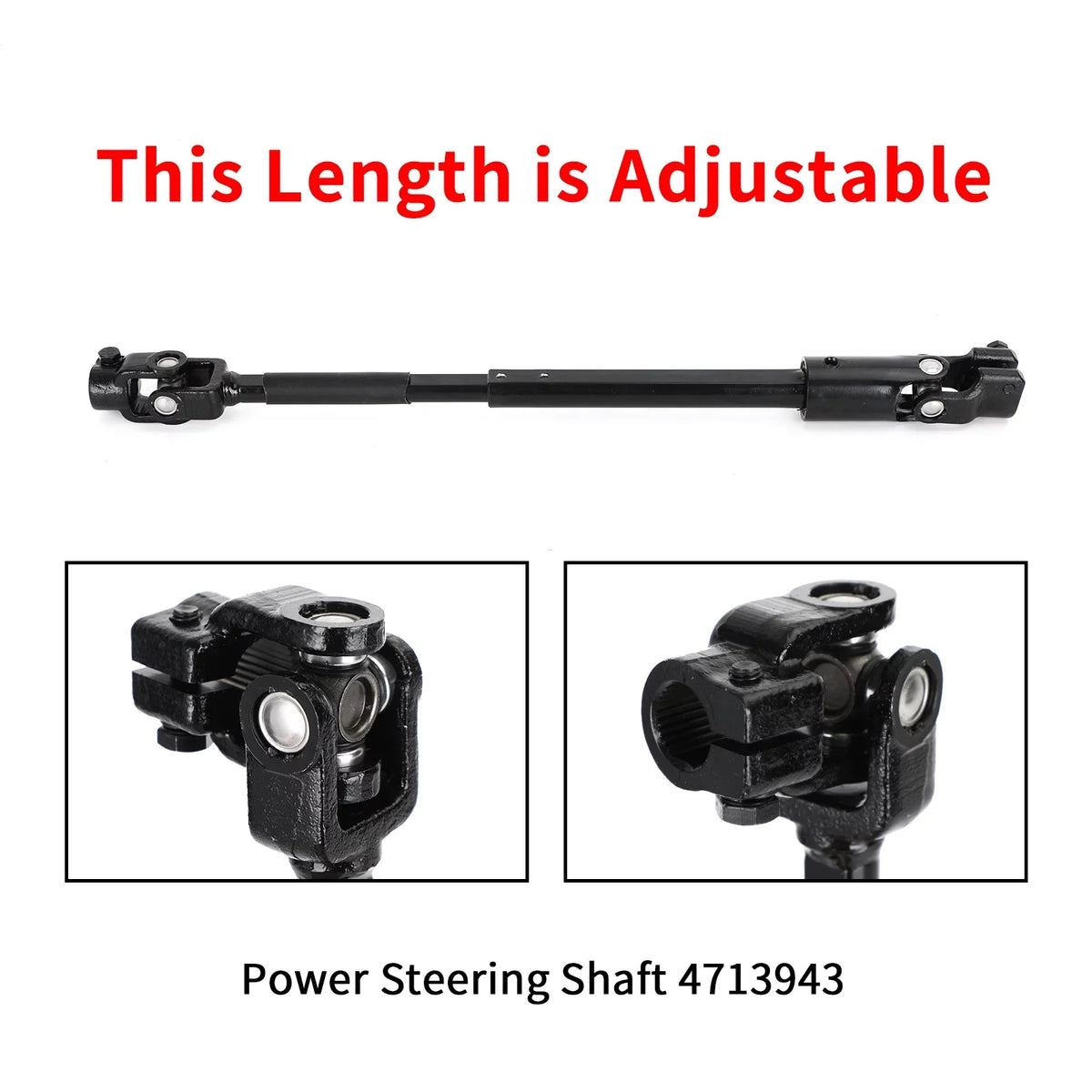 JCXJ84 For Power Jeep 4713943 Cherokee Shaft Steering XJ 1984-1994