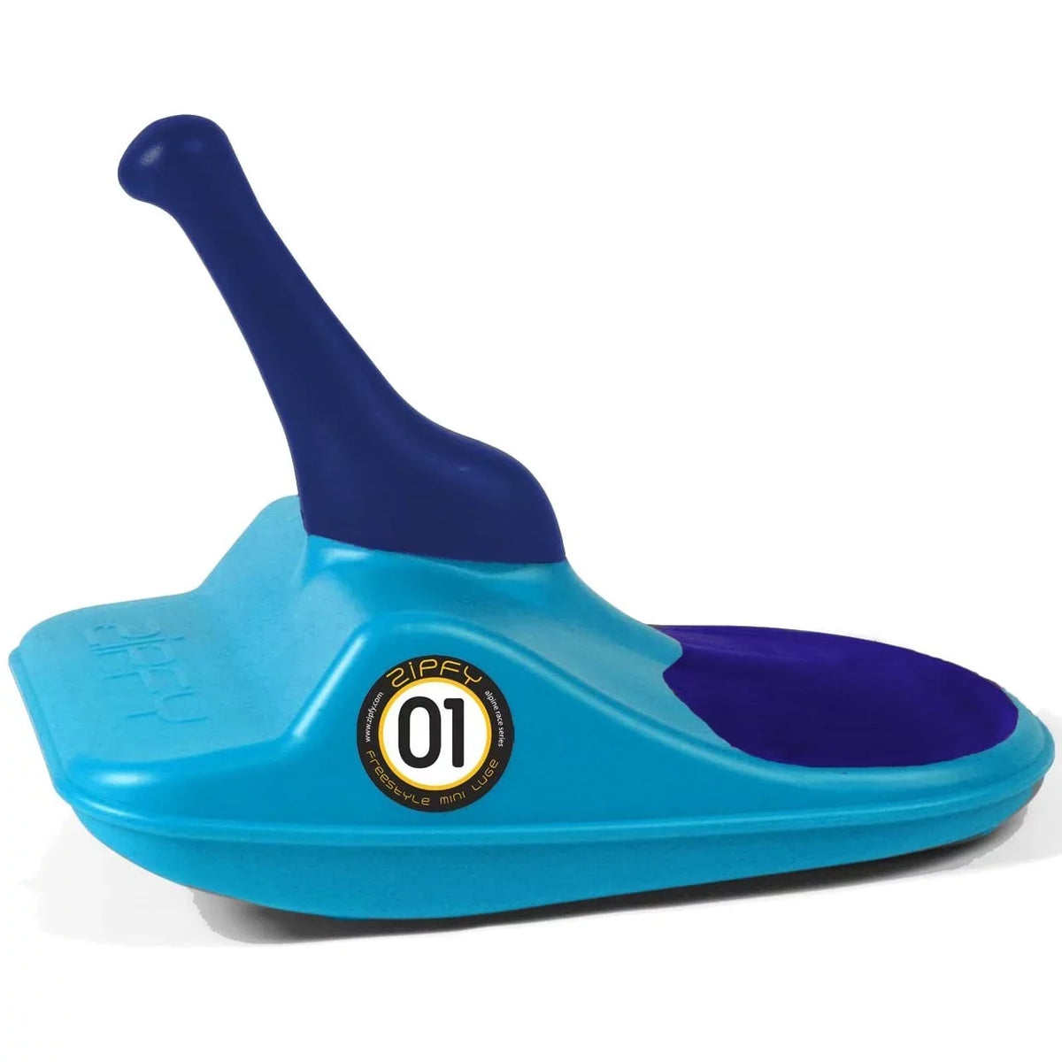Ice Ride Downhill Sled, Mini Zipfy Speedster Snow Classic Freestyle On Luge Blue