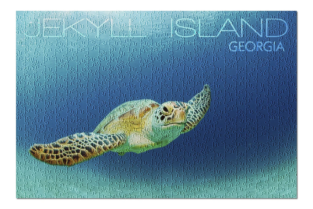 Adults Made Family, Puzzle inches, 500 USA) Sea Piece Jekyll Turtle Georgia, and (19x27 for Premium Island, Jigsaw in