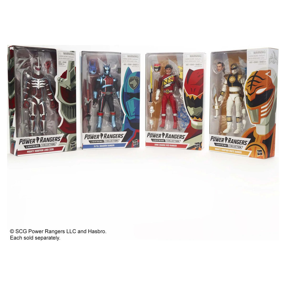 Power Ranger White Figure Lightning Morphin Mighty Rangers 6-inch Collection