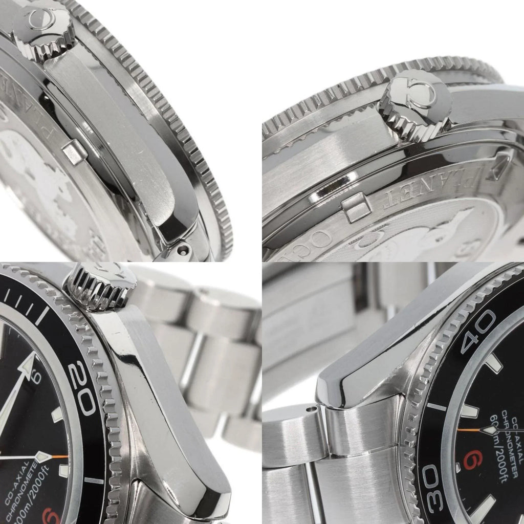 Stainless 2201.51 Men's Co-Axial Ocean Pre-Owned Seamaster Watch Omega (Good) Steel/SS OMEGA Planet