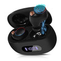 Black, UrbanX Bass Compatible liquid Lenovo Connection, Connect, Balanced, Case, True (2018) Charging Note with IPX5 Earbuds Bluetooth Dual Resistance, 5.2 Bluetooth K5 Boost + Wireless