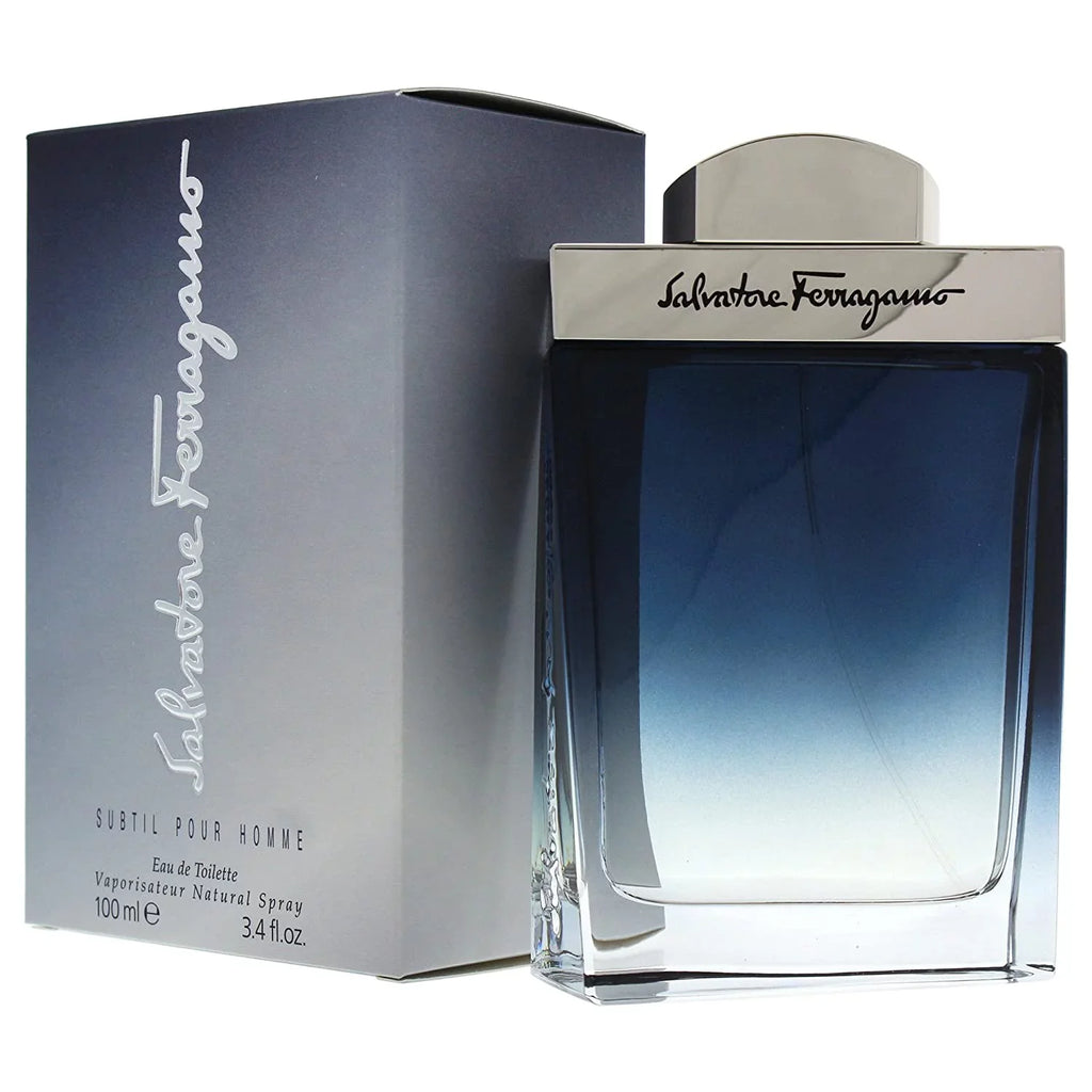 *EN pour Salvatore de Ferragamo Toilette 3.4 oz fl Homme Subtil Eau