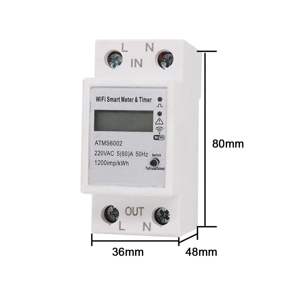 No Meter APP Intelligent Remotes Meter Meter Control Walmeck Energy Manual Meter Home Meter Home Electric Mobilephone Need Electric Reading WiFi Intelligent Electric Intelligent Timer