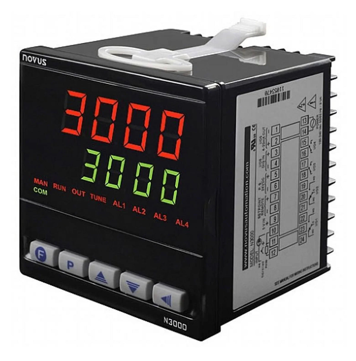 NOVUS RS485 Process relays, 4 USB 8300200220N3000 1/4 controller, DIN